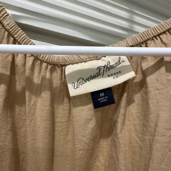 Universal Thread Tan Long Sleeve Dress - Picture 2 of 2